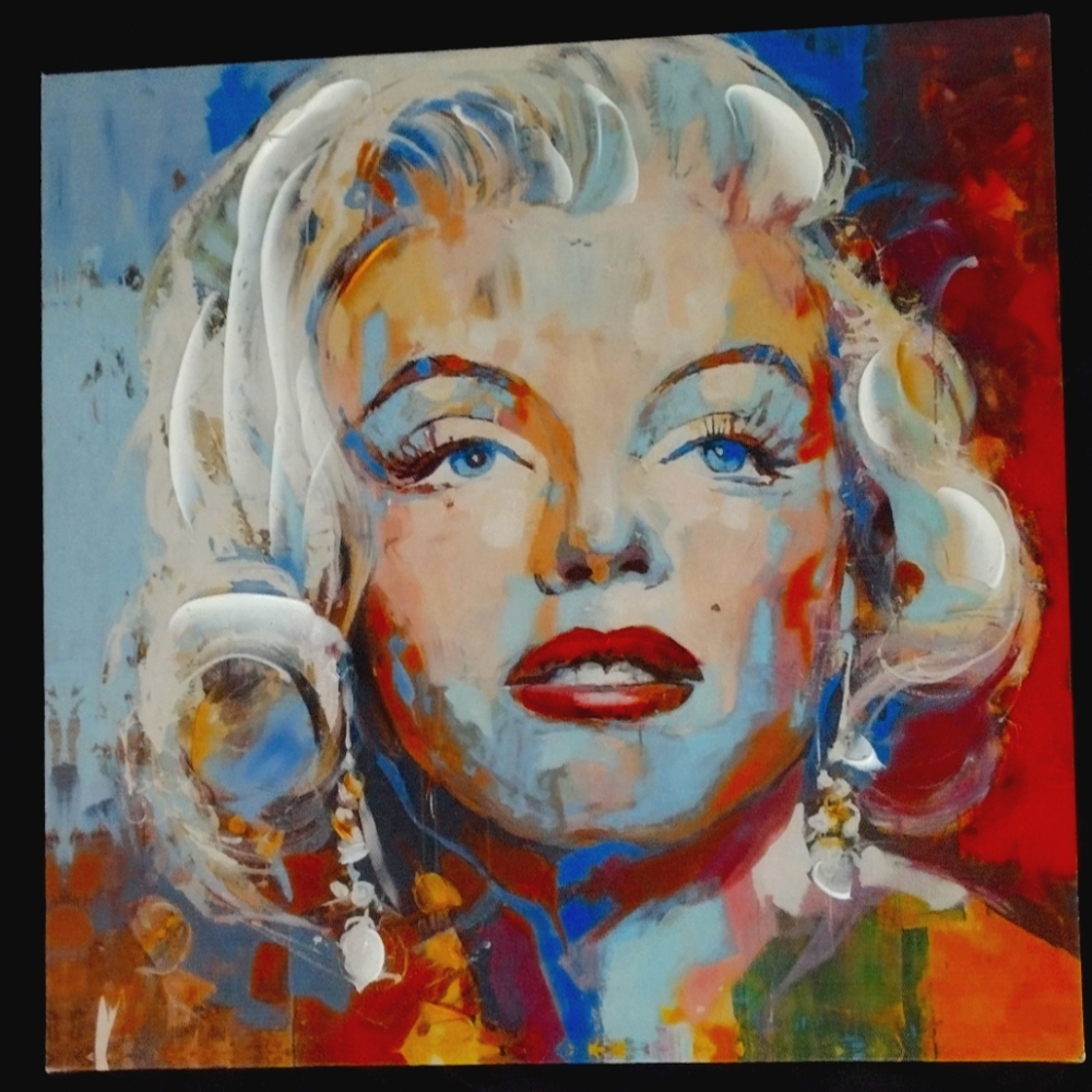 Marilyn Monroe painting unknown painter